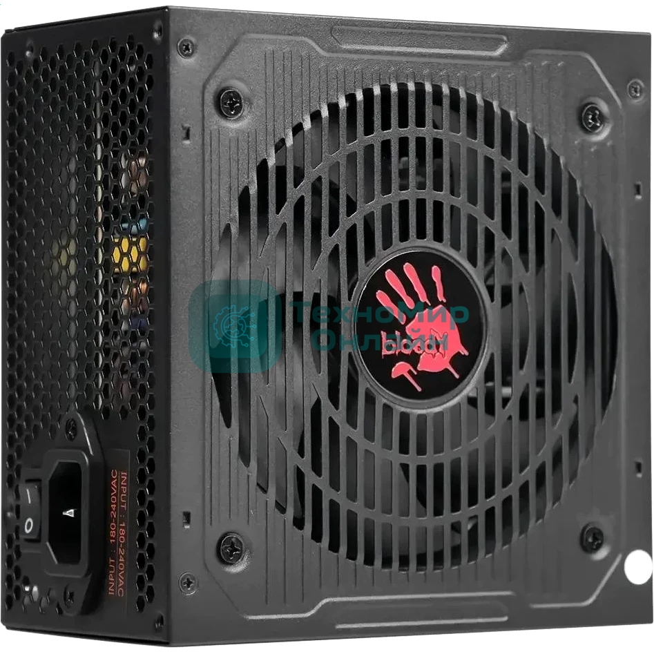 Блок питания Bloody BD-PS750G, 750Вт, 80 PLUS Gold, 120мм, черный