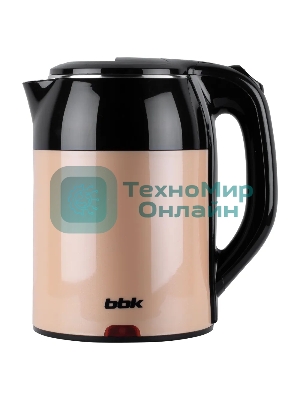 Чайник электрический BBK EK1709P черный/бежевый
