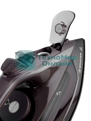 Утюг BRAYER BR4020 коричневый/черный, 2600 Вт, 25 г/мин, 140 г/мин, 380 мл