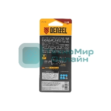 Сверло ступенчатое Denzel 4-6-8-10-12-14-16-18-20 мм, Р6М5, 6-гр. хвостовик