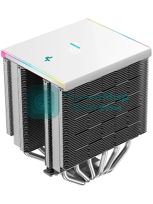 Кулер для процессора DEEPCOOL AK620 DIGITAL SE WH LGA20XX/1700/1200/115X/AM5/AM4 (9шт/кор, TDP 260W, PWM, DUAL Fan 120мм, 6 тепл. трубок, ARGb, белый) RET (R-AK620-WHADMN-GJD)