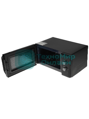 Микроволновая печь Samsung MS23K3614AK черный/серебристый, 23 л, 800 Вт, переключатели - поворотный механизм