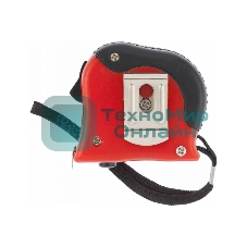 Рулетка Matrix Double fixation, 3 м х 16 мм, обрезиненный корпус, двойная плавная фиксация