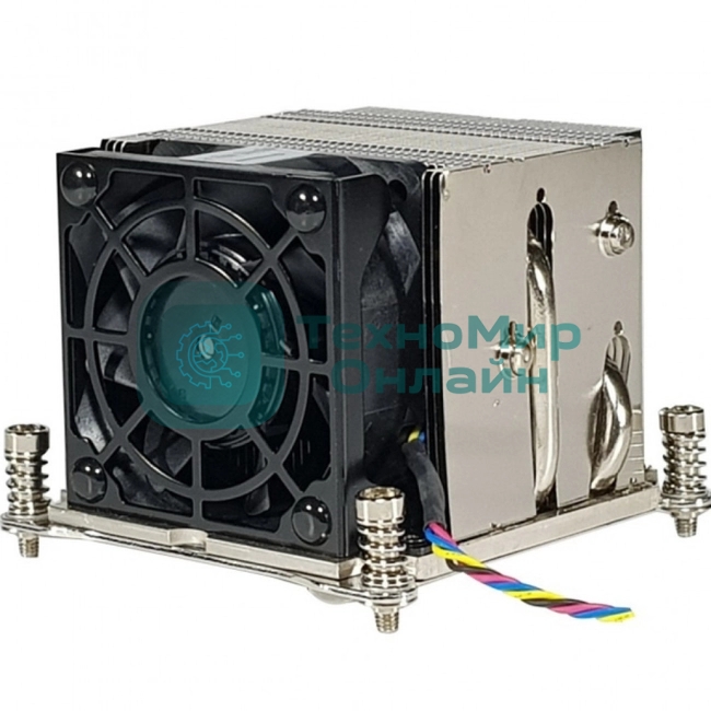 Кулер серверный Ablecom ACL-S20070 черный, 60 мм, алюминий/медь, 8400 об/мин, 52 дБ, 4 pin, 145 Вт, 64.5 мм