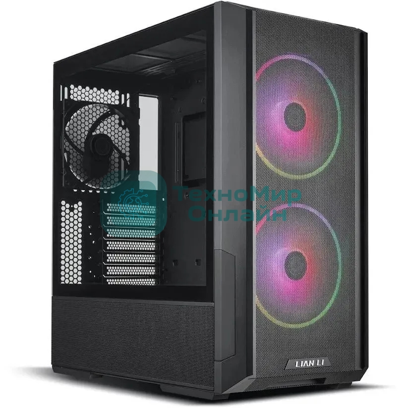 Корпус Lian Li Lancool 216 Black RGB, Midi-Tower, чёрный, 2 x 160 мм, 1 x 140 мм