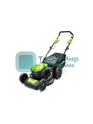 Газонокосилка аккумуляторная GreenWorks GD40LM46SP 40В, 46см, самоходная (без аккумуляторной батареи и зарядного устройства) (2506807)