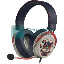 Гарнитура Bloody M595 Proxy Boom бежевый/чёрный, проводная, съёмный микрофон, подсветка