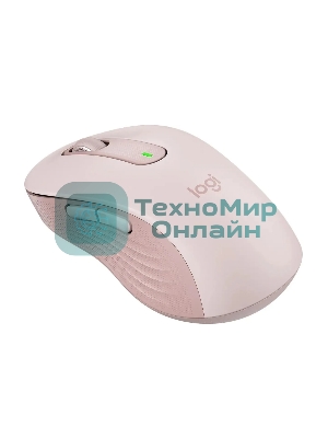 Мышь беспроводная Logitech Signature M650 розовый, 4000 dpi, радиоканал, Bluetooth, USB, кнопки - 5