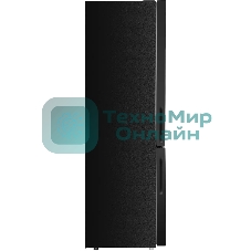 Холодильник Maunfeld MFF200NFBE черный, двухкамерный 271/106л морозилка снизу, No Frost