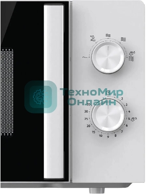 Микроволновая печь Gorenje MO17E1WH белый, 17 л, 700 Вт, переключатели - поворотный механизм
