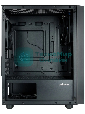 Компьютерный корпус MiniTower Zalman T3 PLUS черный (Zalman T3 PLUS) (без блока питания)