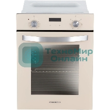 Шкаф духовой электрический Maunfeld EOEM516BG, 45 см, 51 л, бежевый, встраиваемый