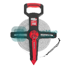 Рулетка геодезическая Matrix 100 м х 12,5 мм, открытый корпус, фиберглассовая лента