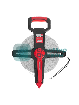 Рулетка геодезическая Matrix 100 м х 12,5 мм, открытый корпус, фиберглассовая лента