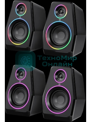 Акустическая система Defender 2.0 Solar 10 10Вт, BT/Light питание от USB