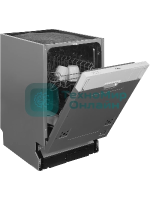 Встраиваемая посудомоечная машина Hyundai HBD 440P, белый, 44.8 см, 9 компл., 49 дБ, класс A++