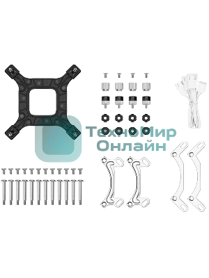 Система жидкостного охлаждения Deepcool LE360 WH V2 ARGb белый 120мм алюминий+медь 2100rpm 31.6db 4-pin 300W