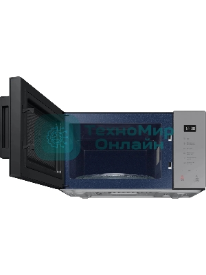 Микроволновая печь Samsung MS23T5018AG/BW серый, 23 л, 800 Вт, переключатели - сенсор