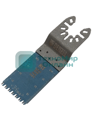 Насадка для МФИ Denzel режущая пазовая прямая, HCS, по дереву, ламинату, 34 х 2,5 мм, крупный зуб