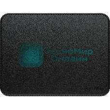 Коврик для мыши из веганской кожи Satechi Vegan-Leather Premium Desk Mat, черный