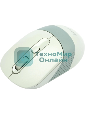 Мышь беспроводная A4Tech Fstyler FB10C зеленый, 2000 dpi, радиоканал, Bluetooth, USB, кнопки - 4