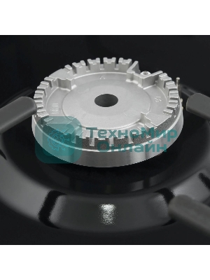 Газовая варочная панель Maunfeld EGHE.32.3EB/G, 2 конфорки, эмалированная сталь, черный