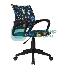 Кресло детское Бюрократ Burokids 1 мультиколор шаттл крестов. пластик