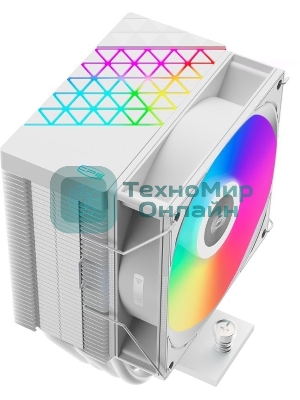 Устройство охлаждения (кулер) PcCooler R400 ARGB Soc-AM5/AM4/1200/1700/1851 белый 4-pin Al+Cu 180W Ret (R400-WHAWYX-US)