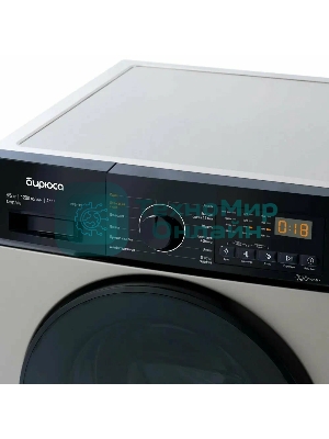 Стирально-сушильная машина Бирюса WMD-SM812/03 B золотистый, загрузка фронтальная 8 кг, 1200 об/мин, класс: А+++