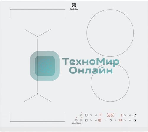 Индукционная варочная панель Electrolux LIV63431BW независимая, белый