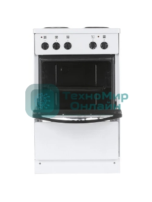 Плита электрическая Мечта 341Т белый, конфорок 3 электрических, духовка 49 л, 50 см x 85 см x 60 см