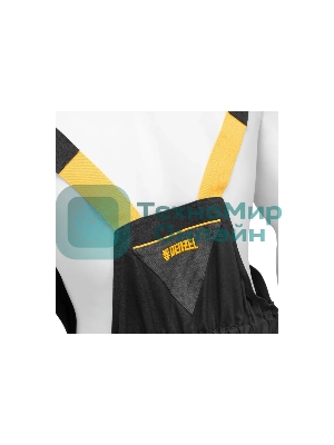 Полукомбинезон профессиональный рабочий Denzel 90391 65% полиэстер 35% хлопок, XXXL