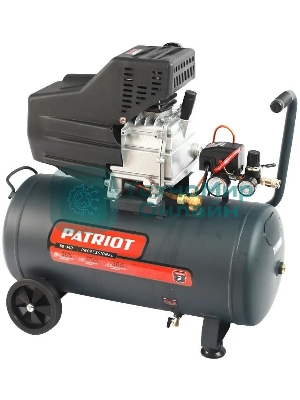 Компрессор поршневой безмасляный Patriot Professional 50-340, 340 л/мин, 8 бар, 2000 Вт, 50 л, быстросъемный 1/4
