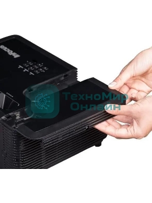 Проектор INFOCUS IN136 DLP, 4000 ANSI Lm, WXGA (1280x800), 28500:1, 1.54-1.72:1, 3.5мм in, Composite video, VGAin, HDMI 1.4aх3 (поддержка 3D), USB-A (для SimpleShare и др.), лампа 15000ч.(ECO mode), 3.5мм out, Monitor out (VGA), RS232, 21дБ, 4,5 кг