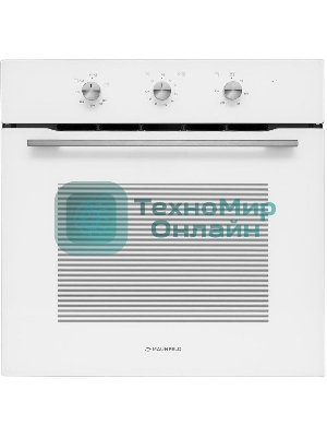 Шкаф духовой газовый с электрическим грилем Maunfeld MOGS703W, встраиваемый