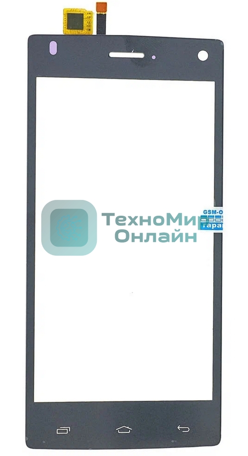 Сенсорное стекло (тачскрин) для Fly FS452 Nimbus 2, черное