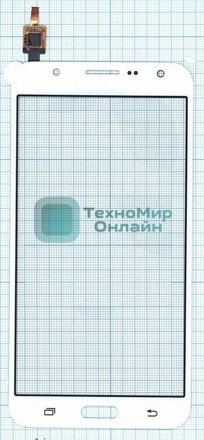 Сенсорное стекло (тачскрин) для Samsung Galaxy J7 SM-J700H, белое