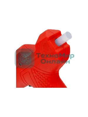 Клеевой пистолет Matrix 11 мм, 40 (100) Вт, 18 г/мин, выключатель и индикатор напряжения