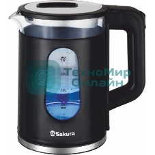 Чайник электрический Sakura SA-2735BK черный, 2,3 л., 1800 Вт