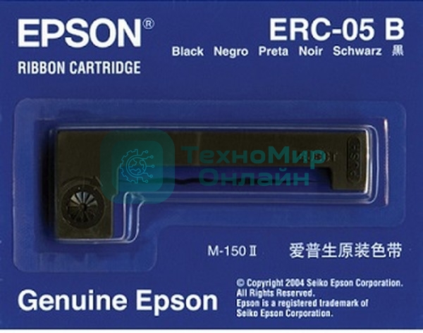Риббон-картридж ERC05B Ribbon Cartridge M-150, M-150II, black