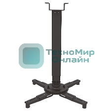 Потолочный комплект для проектора Wize Pro PRXL47A длина штанги 117,7-200,7 см, расстояние между крепежными отверстиями 404 мм,наклон +/-11°,вращение 360°, до 100 кг,черный