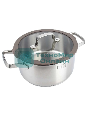 Кастрюля TalleR TR-17353 нержавеющая сталь 18/10, 2.9 л