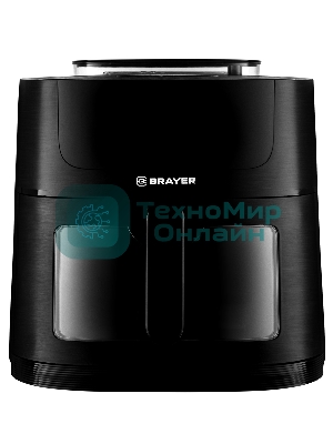 Аэрогриль Brayer BR2042 черный, 1800 Вт, 8 л, сенсор, 8 программ