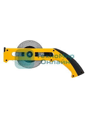 Рулетка геодезическая Denzel 30 м х 13 мм, открытый корпус, металлическая лента