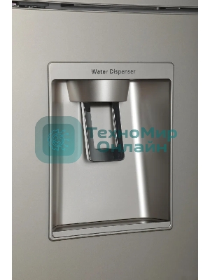 Холодильник Hitachi R-W660PUC7X GC шампань стекло двухкамерный 396/144л морозилка сверху, No Frost, Side by Side