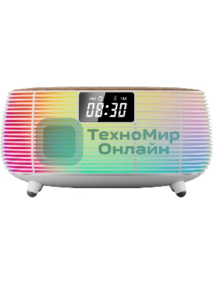 Радиобудильник Hyundai H-RCL231 белый LCD подсв:белая часы:цифровые FM