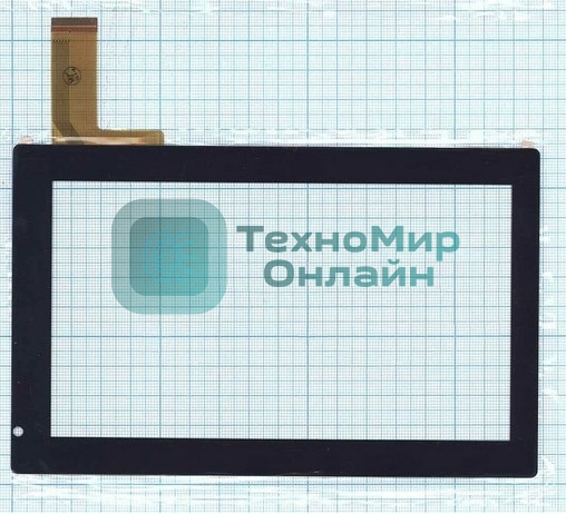 Сенсорное стекло (тачскрин) LT-14, черное