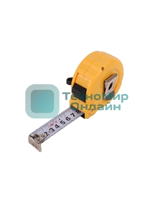 Рулетка Deli DL9075B 7,5мx25мм Метрическая. Корпус ударопрочный.