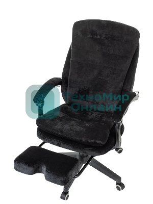 Кресло Бюрократ T-9950MSG-F/BLACK-PU черный, экокожа