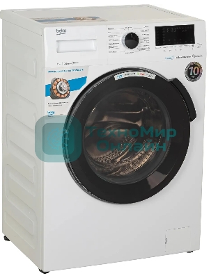 Стиральная машина Beko WSPE7H616W белый, загрузка фронтальная 7,5 кг, 1200 об/мин., класс: А